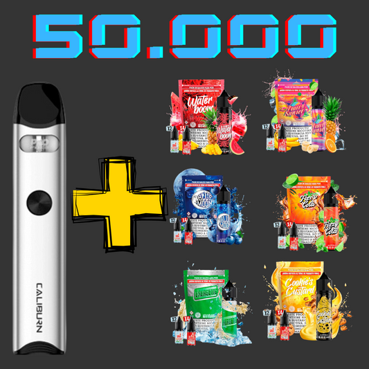 COMBO KIT + LIQUIDO 60 ML 50.000