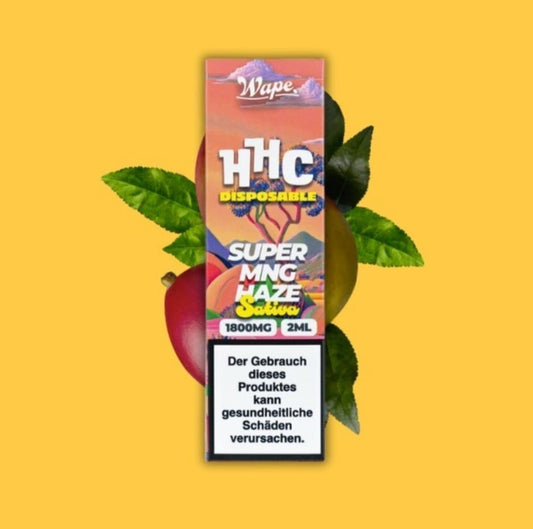 POD DESECHABLE HHC WAPE 2000MG/2ML SATIVA SUPER MANGO HAZE