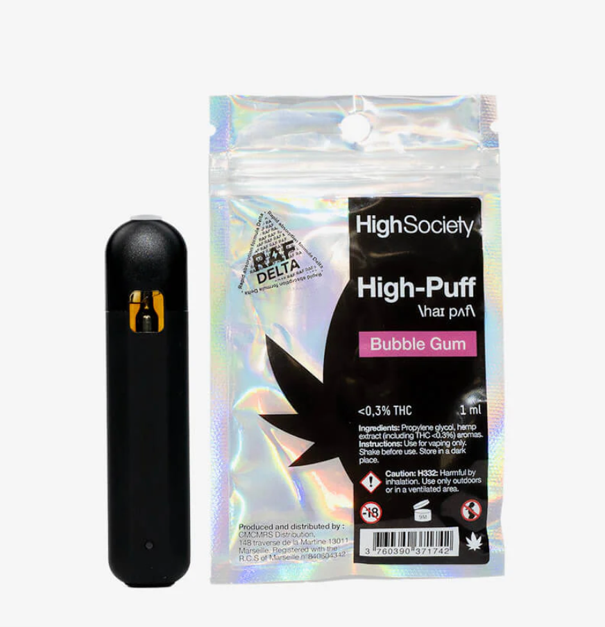 DESECHABLES HIGHT SOCIETY DELTA RAF BUBLE GUM THCJD 1ML