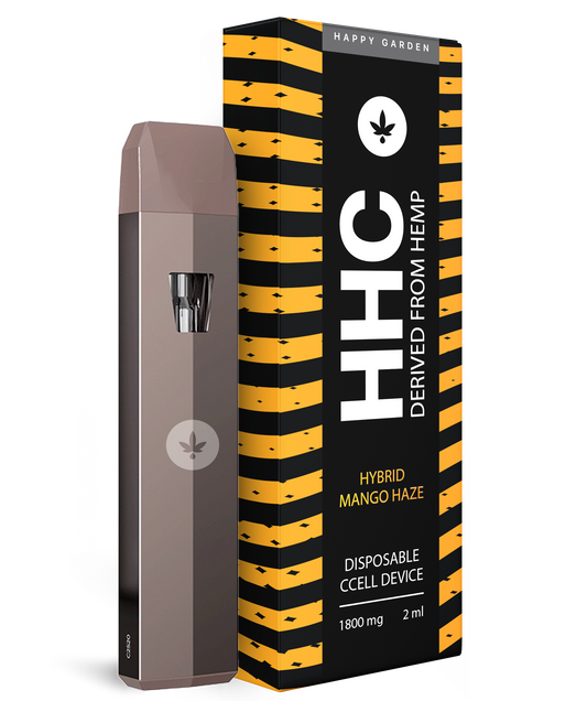 POD DESECHABLE HHC HAPPY GARDEN HYBRID MANGO HAZE 1800MG/2ML