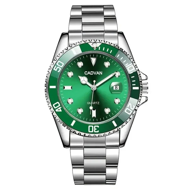 Reloj Verde Estilo Cuarzo Acero Inoxidable